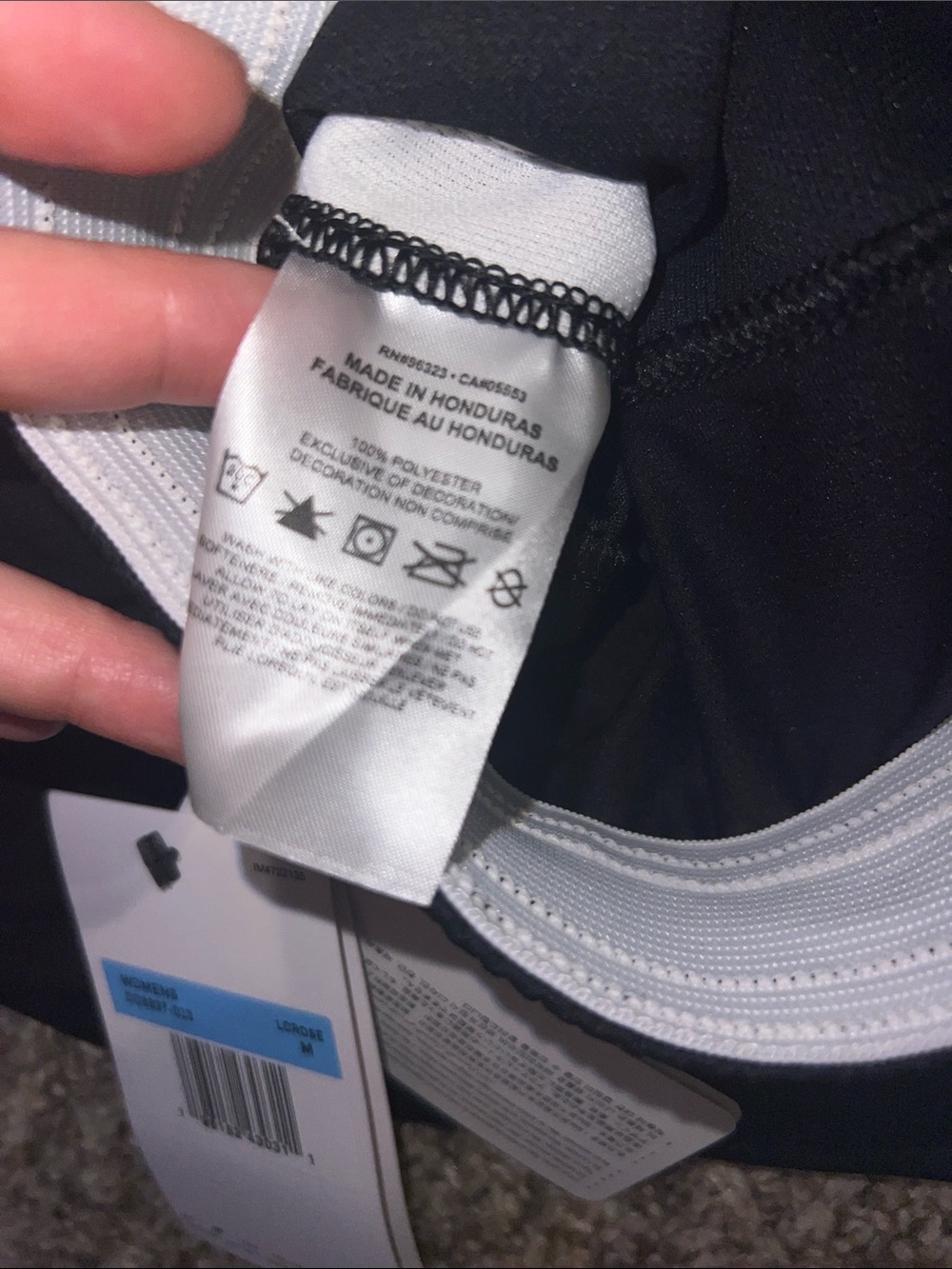 NWT! Nike Black Athletic Skirt w/ White Stripe and White Swoosh Accent Size MED - Picture 8 of 8
